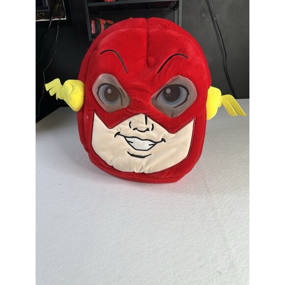 Maskimals Flash Mask  Men Kids Big Heads DanDee Halloween Costume Flash Gordon - Picture 1 of 7